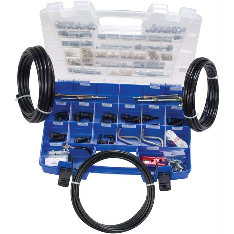 Fuel Line Replacement Kit - 168 Pieces plus 75 feet tubing