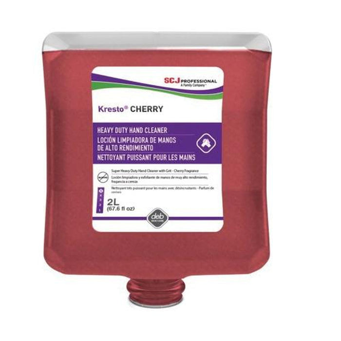 Stockhausen, Inc. KRESTO ATP 99027563 Heavy-Duty Hand Cleaner, 2 L Soft Bottle, Paste, Red, Fragrant — view 3