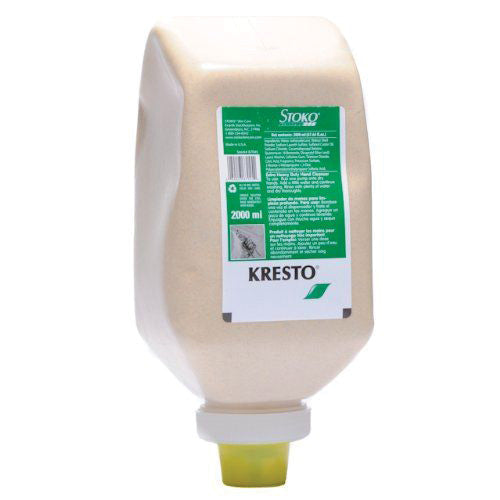 Stockhausen, Inc. KRESTO ATP 87045 Heavy-Duty Hand Cleaner, 2 L Soft Bottle, Paste, Beige, Fragrant