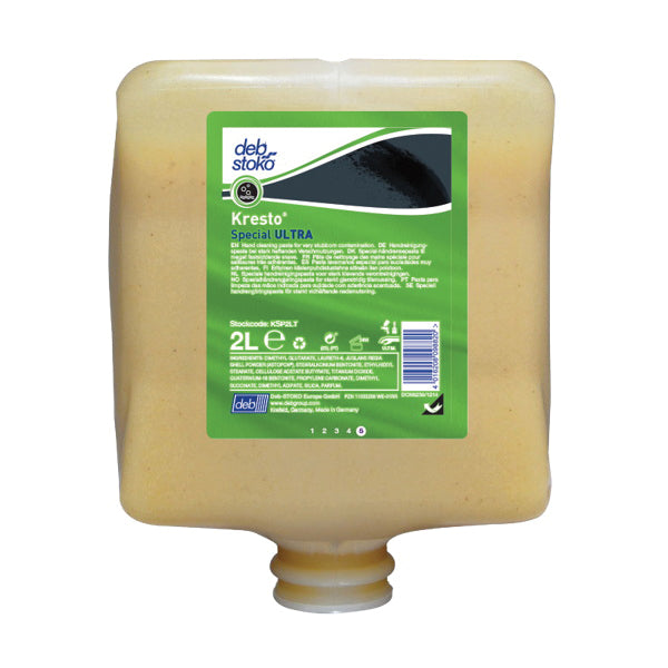 Stockhausen, Inc. KRESTO ATP KSP2LT Special Heavy-Duty Hand Cleaner, 2 L Cartridge, Viscous Liquid,