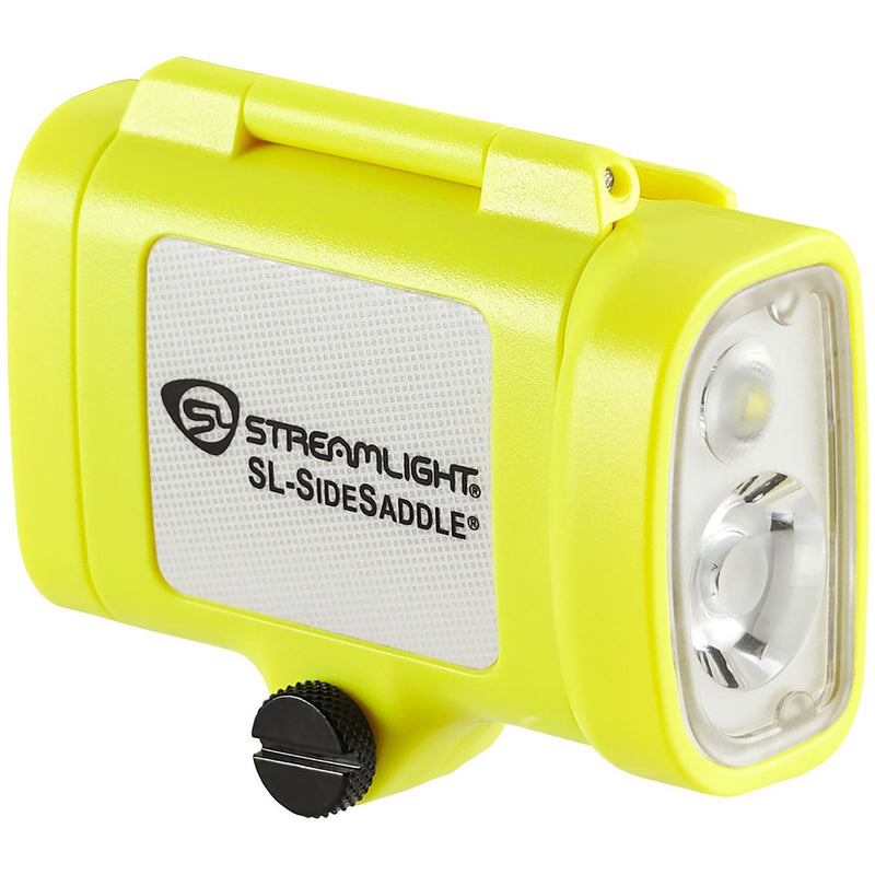 Hard Hat and Helmet Lightwith Hard Hat, Helmet mount kit, 3 AAA batteries-Yellow