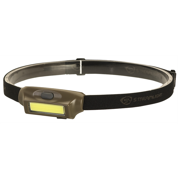Streamlight Bandit Lightweight, USB Rechargeable Headlamp with White and Green LEDs - Coyote