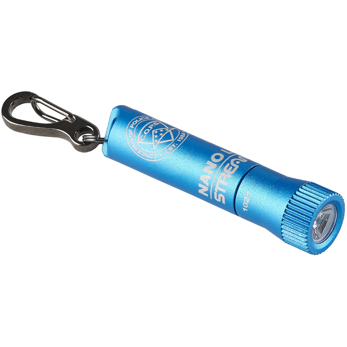 Streamlight C.O.P.S. Blue Nano Light II - Includes (1) AAAA Alkaline Battery - Blue