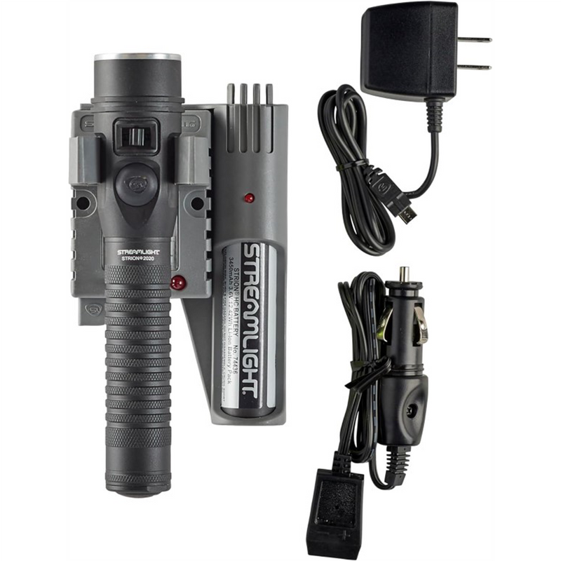 Strion 2020 Flashlight 74435 1200 Lumen with dual head/tail switches, piggyback charger