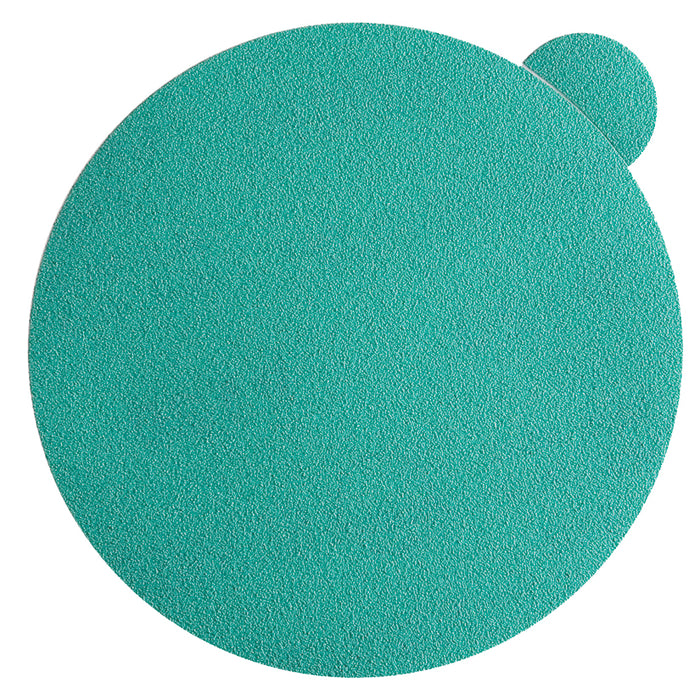 Sunmight 01315 6" P100 PSA Film, Premium Aluminum Oxide, Green, 100 Pieces per Box