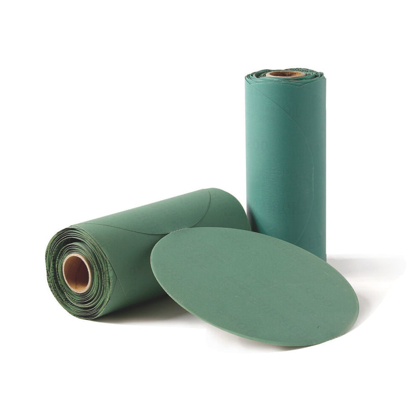 00506 Abrasive Link Roll Disc 6 in P80 Premium Aluminum Oxide Polyester Film