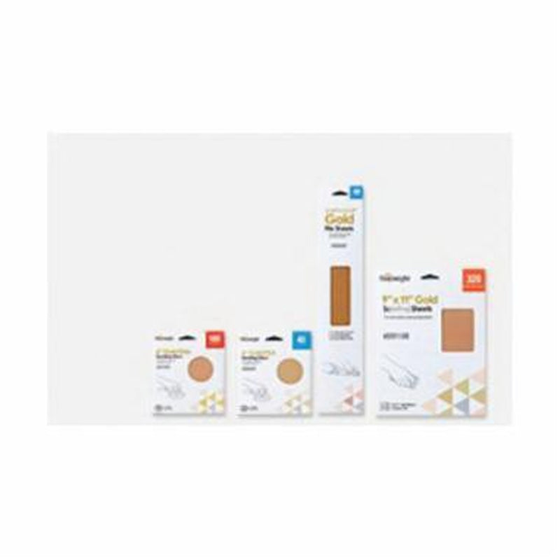Gold File Sheet P40 05203R Retail Pack, 16-1/2"×2-3/4", PSA backing