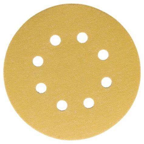 Sunmight USA Corporation Gold - 5" 8 Hole Grip Disc Grit 150