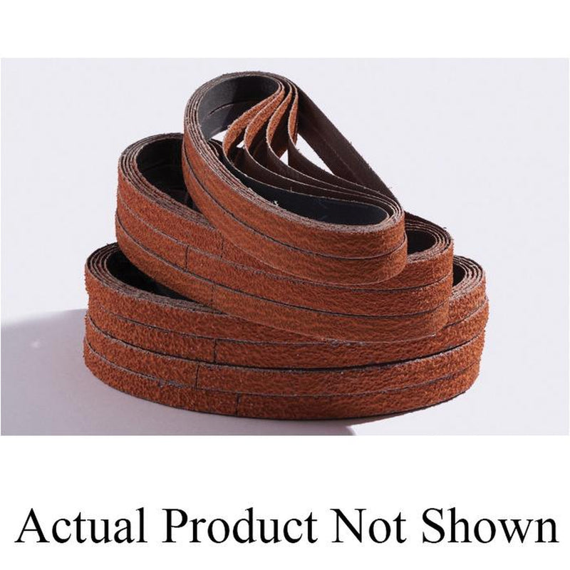 Ceramic File Belt 91002 1/2" x 18" 36 Grit for Spot Weld Removal