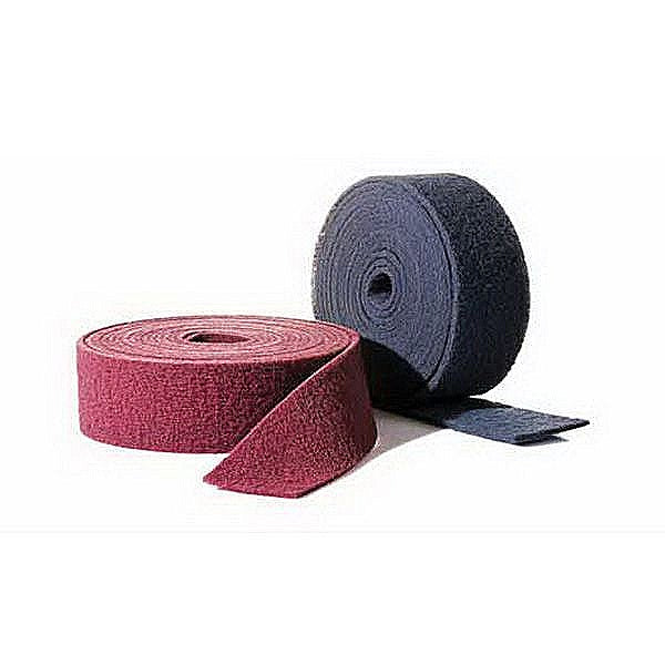 Sunmight 80300 Scuff Roll, 4 in W x 10 yd L, Very Fine, Maroon