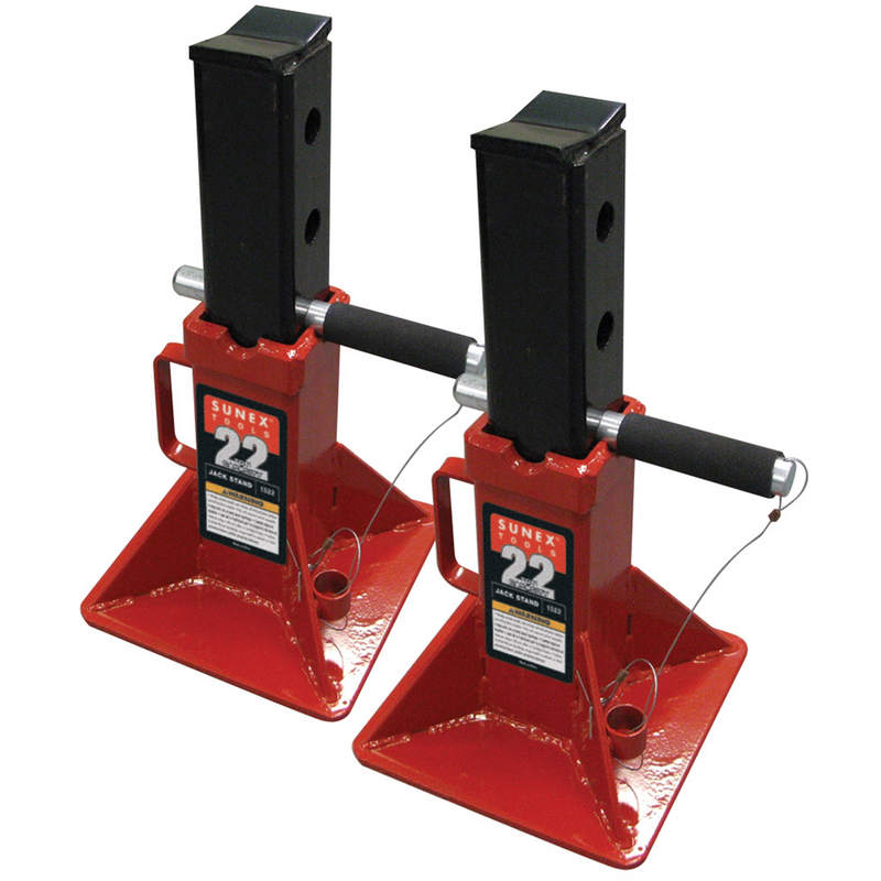 Sunex Tools 22-Ton Pin Type Jack Stands (Pair)