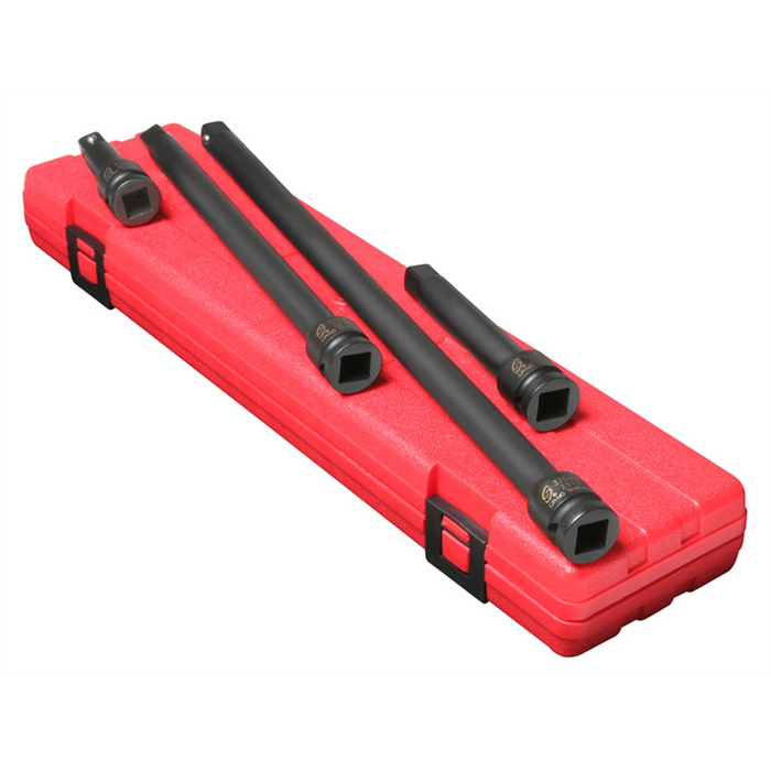 Sunex Tools 1/2" Drive 4 Piece Impact Extension Set