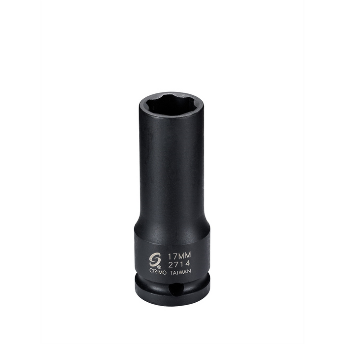 Sunex Tools 1/2" DR. 17MM THINWALL DEEP SOCKET