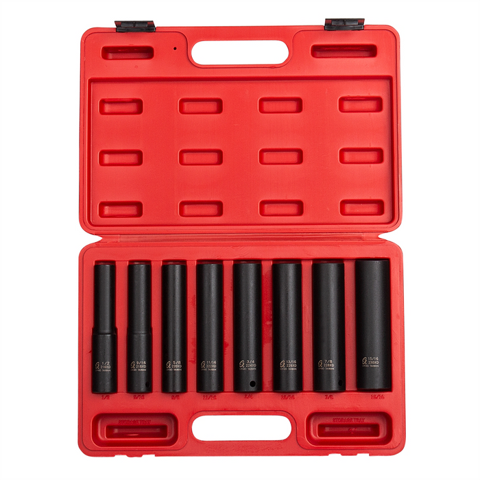 Sunex Tools 1/2 DR EXTRA EXTRA DEEP SAE 8PC