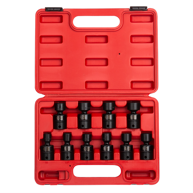 3/8" Drive 10 Piece Metric Universal Impact Socket