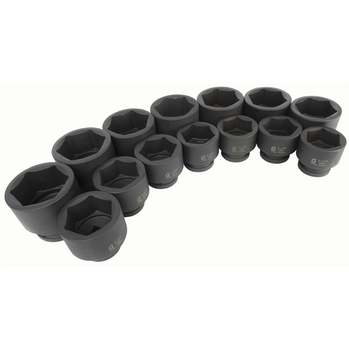 Sunex Tools 14-Piece 1 in. Drive Fractional SAE F