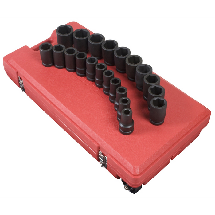 Sunex Tools 1" Drive 21 Piece SAE Deep Impact Socket Set