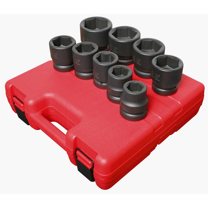 Sunex Tools SET IMPACT 1" DR 9PC STD SAE JUMBO