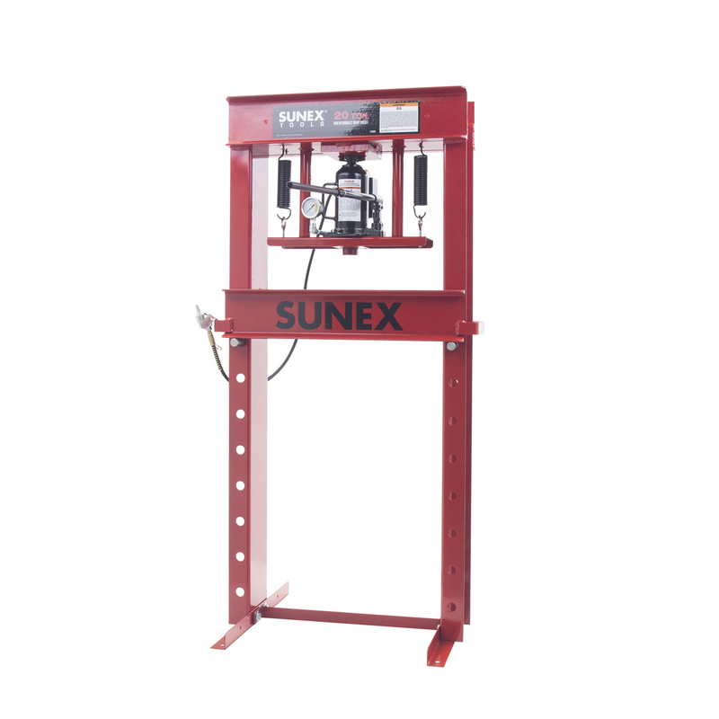 Ton Air/Hydraulic Shop Press