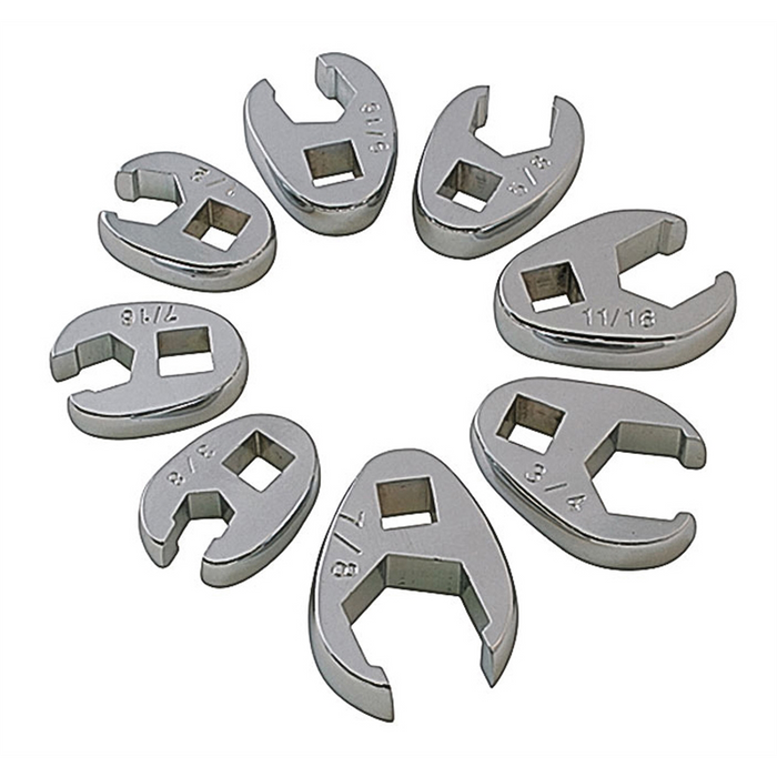 Sunex Tools SAE FLARE CROWFOOT WRENCH SET 3/8"-7/8"