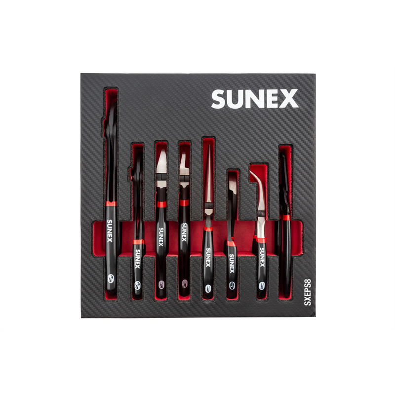 Tools 8-Piece Plier Set with EVA Foam Storage Tray, Model SXEPS8