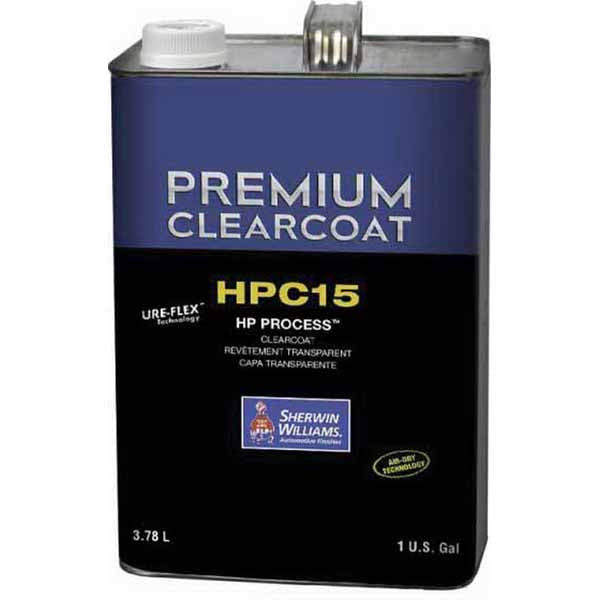 Sherwin-Williams Paint Company Sherwin-Williams HP Process HPC15-1 Premium Clearcoat, 1 gal Can, Glo
