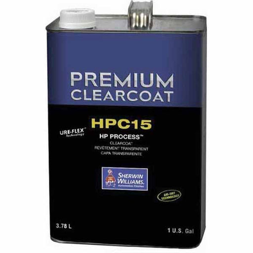 Sherwin-Williams Paint Company Sherwin-Williams HP Process HPC15-1 Premium Clearcoat, 1 gal Can, Glo