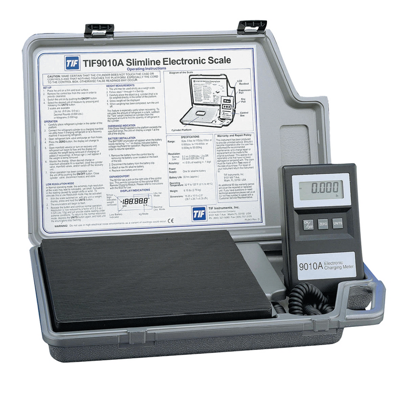 Slimline Refrigerant Electronic Charging/Recover Scale
