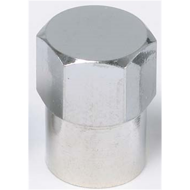 Tire Mechanic's Resource Chromed Long Skirted Plastic Sealing Cap (Box of 100)