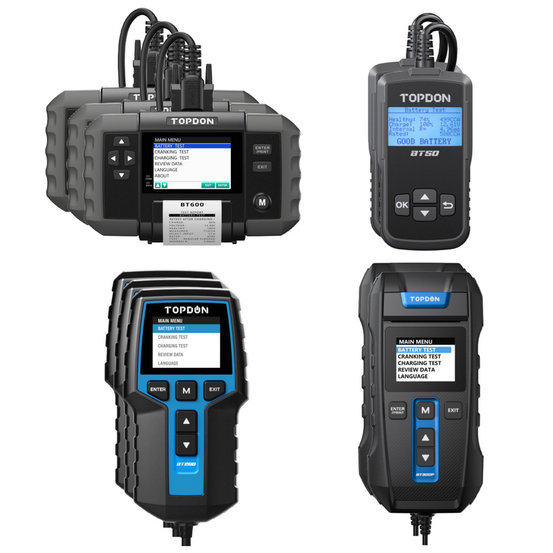 BNDL1 Battery Tester Bundle includes 10 portable testers for shop use