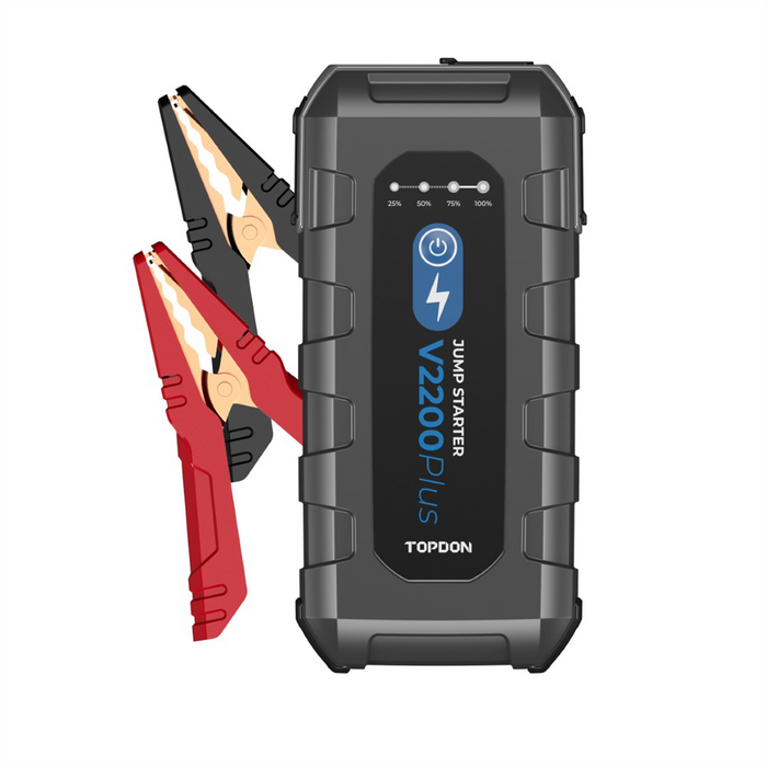 Topdon V2200Plus - 2-in-1 2200 Peak Amp Jump Starter & Battery/System Tester