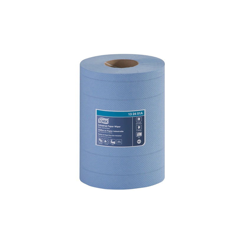 Tork / SCA Tissue Tork 132451A Centerfeed Industrial Wiper, 7-1/2 in Dia x 249.38 ft L x 10 in W Rol