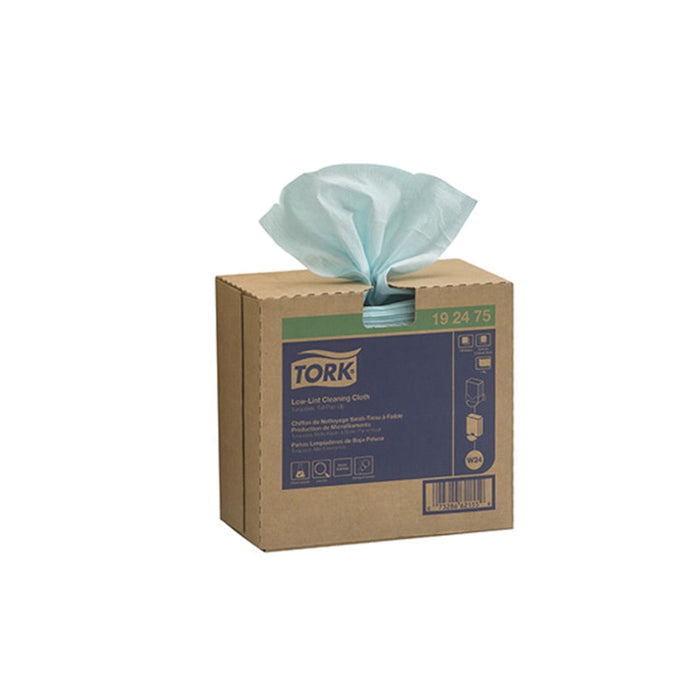 Tork / SCA Tissue Tork 192475 Pop-Up Box Low Lint Cleaning Cloth, 16-1/2 in L x 9 in W, 100, Spunlac