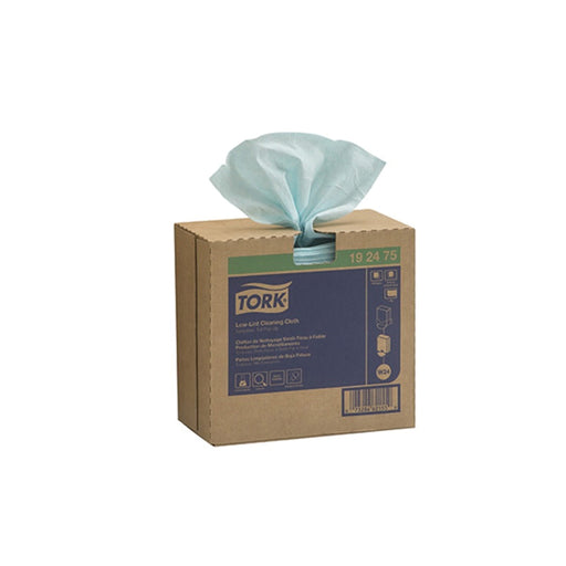 Tork / SCA Tissue Tork 192475 Pop-Up Box Low Lint Cleaning Cloth, 16-1/2 in L x 9 in W, 100, Spunlac