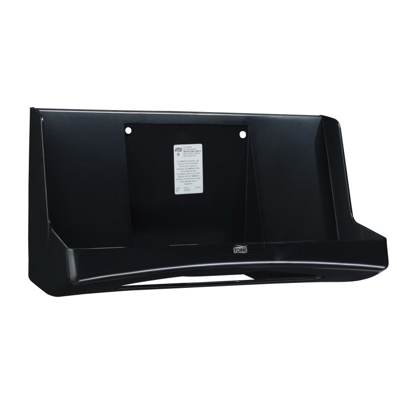 Tork 207328 Top-Pak Bracket Dispenser Black Plastic 5 in Width Wall Mount
