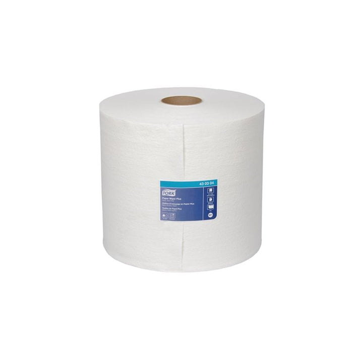 Tork / SCA Tissue Tork 430304 Giant Roll Wiper Plus, 12-1/4 in Dia x 800 ft L x 11.1 in W Roll, 800,