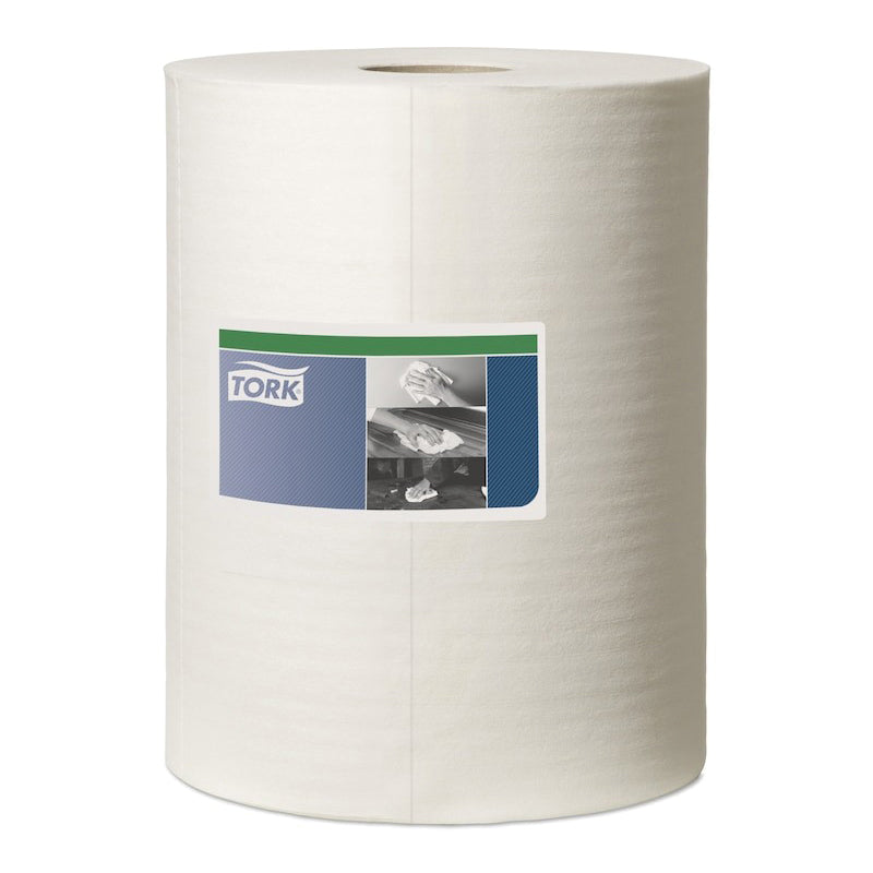 Tork / SCA Tissue Tork 510137 Centerfeed Cleaning Cloth, 9.84 in Dia x 416.67 ft L x 12.6 in W Roll,