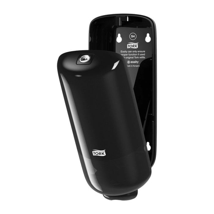 Tork / SCA Tissue Tork 571508 Manual Dispenser, 4.1 in L x 11.3 in H x 4-1/2 in W, Plastic, Black — view 2
