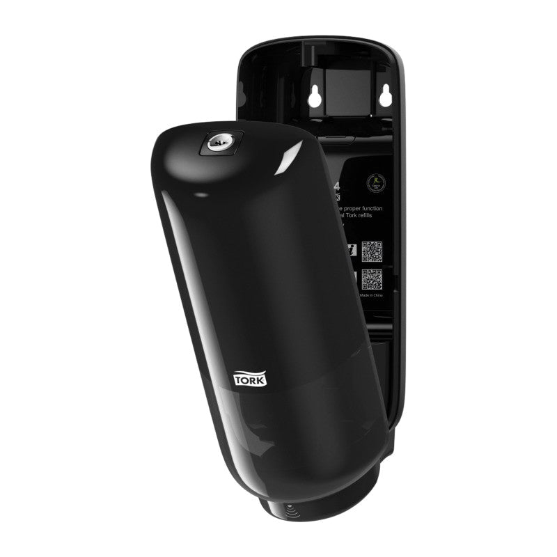 Tork / SCA Tissue Tork 571608 Automatic Dispenser, 5.1 in L x 10.9 in H x 4-1/2 in W, Plastic, Black