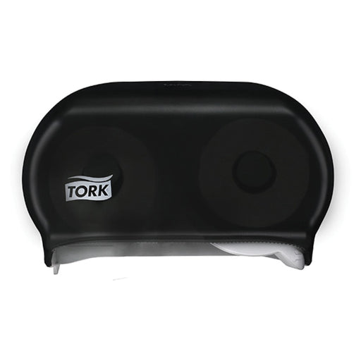 Tork / SCA Tissue Tork 59TR Twin Dispenser, 5.6 in L x 8.3 in H x 12.8 in W, Plastic, Smoke