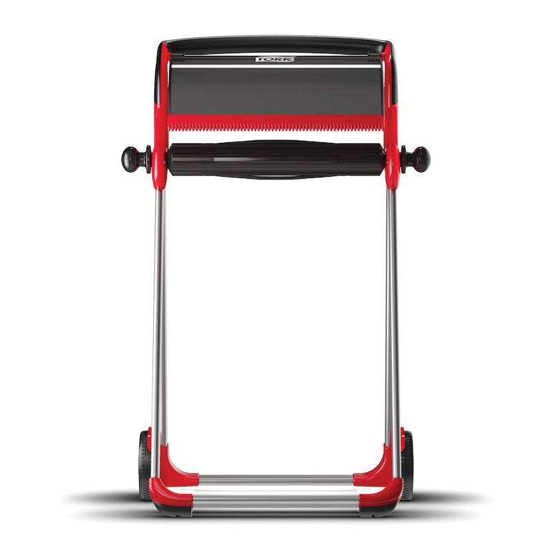 Tork / SCA Tissue Tork 6520281 Floor Stand, 20.9 in L x 39.6 in H x 25.4 in W, Metal, Red — view 4