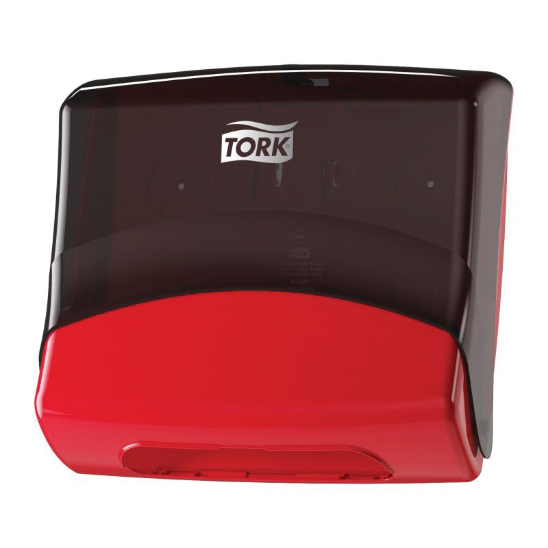 Tork / SCA Tissue Tork 6540281 Folded Wiper/Cloth Dispenser, 8.1 in L x 15-1/2 in H x 16.8 in W, Pla