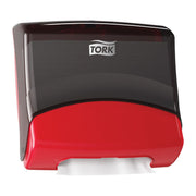 Tork / SCA Tissue Tork 6540281 Folded Wiper/Cloth Dispenser, 8.1 in L x 15-1/2 in H x 16.8 in W, Pla — view 3