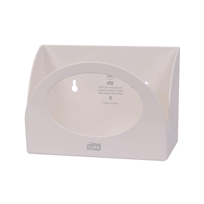 Tork 655300 Dispenser, White Plastic, 4.2 in L x 5.7 in H x 8.4 in W