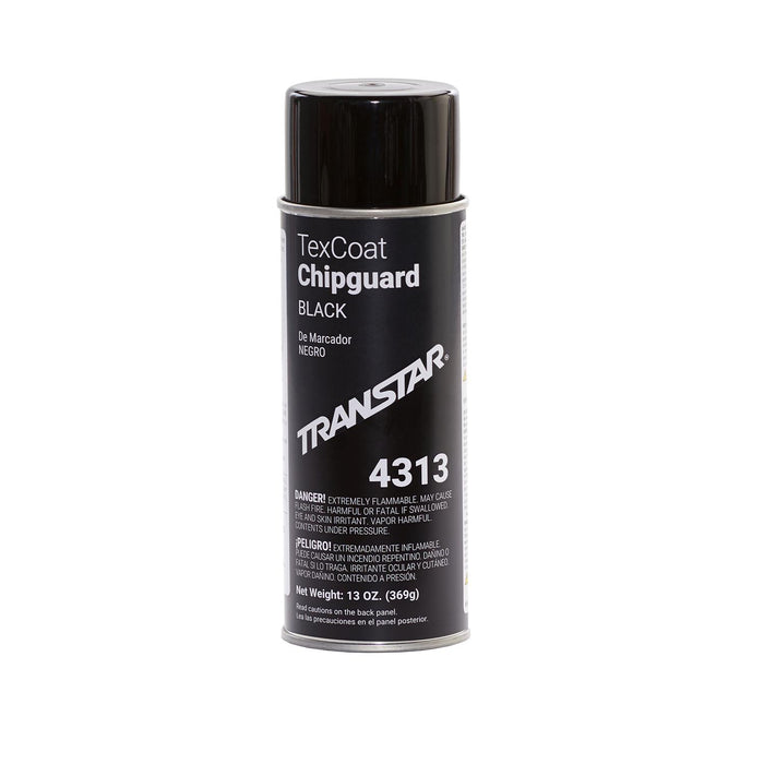 Transtar Autobody Technology 4313 Tex Coat Chip Guard, 16 oz, Black, Aerosol