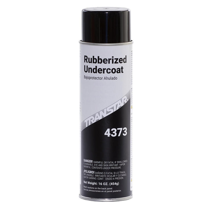 Transtar Autobody Technology 4373 Extremely Flammable Rubberized Undercoat, 20 oz Aerosol Can, Black