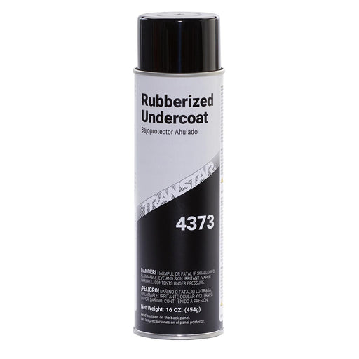 Transtar Autobody Technology 4373 Extremely Flammable Rubberized Undercoat, 20 oz Aerosol Can, Black