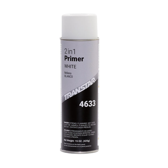 TRANSTAR® 4633 2 in 1 Primer, 20 oz Aerosol Can, White, 15 to 20 min Dry Curing