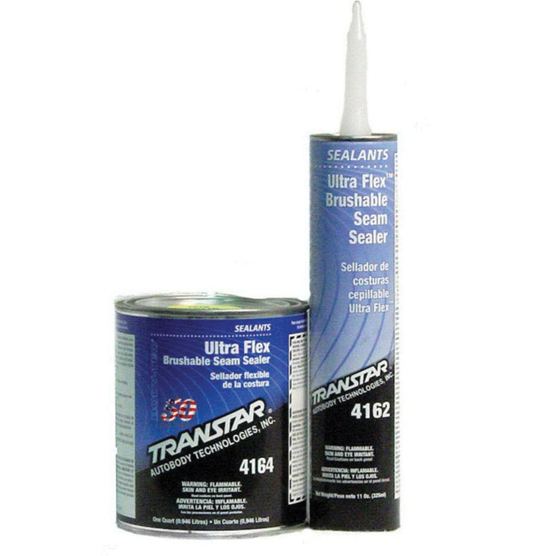 Transtar Autobody Technology Ultra Flex 4162 Brushable Seam Sealer, 11 oz Cartridge, Gray, Liquid