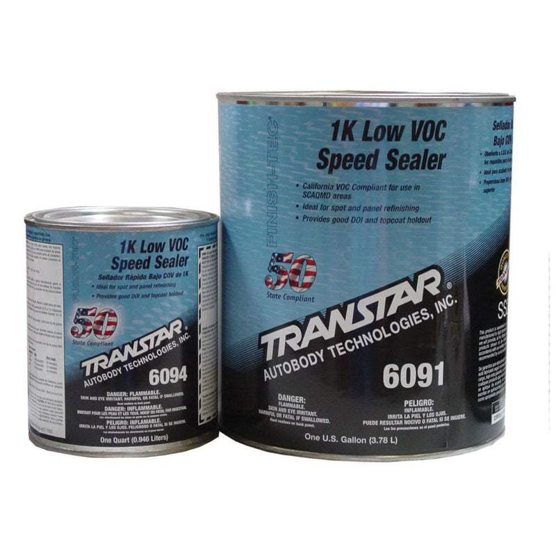 Transtar Autobody Technology 6094 1K Speed Sealer, 1 qt Round Can, Gray, Low VOC VOC, 218 sq-ft/gal